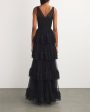 Black Tulle Caitlin Gown Online Hot Sale