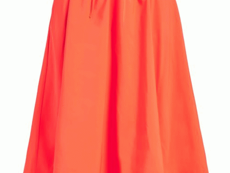 Wild Strawberry Fuchsia Midi Length Skirt Discount