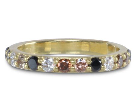 Black and White Diamond Band For Discount