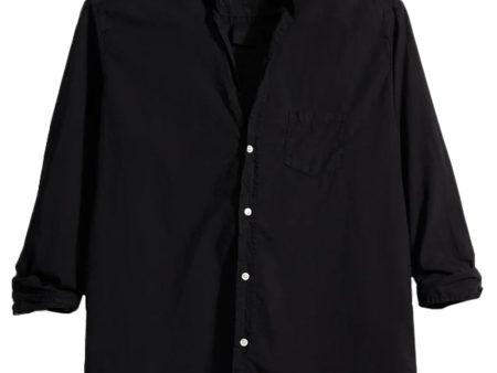 Black Eileen Button Up Shirt Hot on Sale