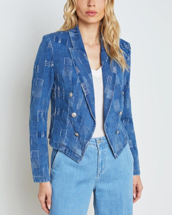 Wayne Crop Denim Jacket in Tucson Fashion