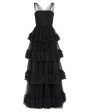 Black Tulle Caitlin Gown Online Hot Sale