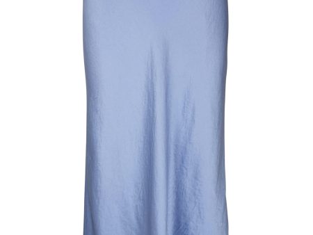 Azure Fray Edge Bias Skirt Online Hot Sale