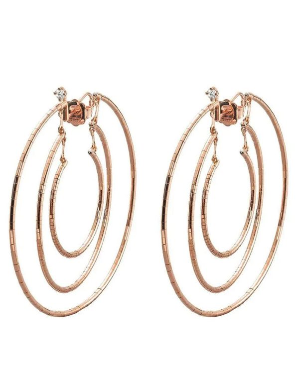 Triple Hoop Earrings For Cheap