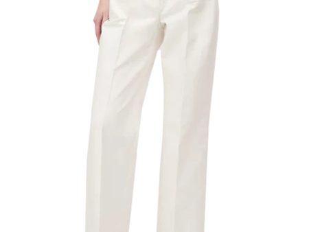 White Tate Wide Leg Trouser Supply