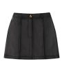 Black Rudens Leather Mini Skirt Online