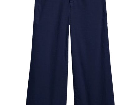 Wexford Linen Trouser in Navy Discount