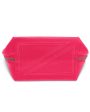 Large Vacationer Makeup Bag in Pink and Chevron Cheap