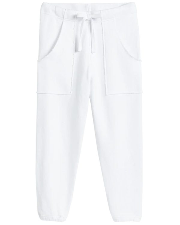 White Eamon Sweatpant Jogger For Sale