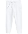 White Eamon Sweatpant Jogger For Sale