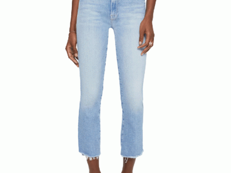 The Insider Crop Step Fray Jean in Lit Sale