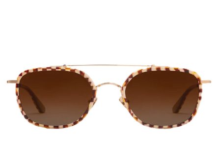 Austin Sunglasses in 18K Cafe Dolce Hot on Sale