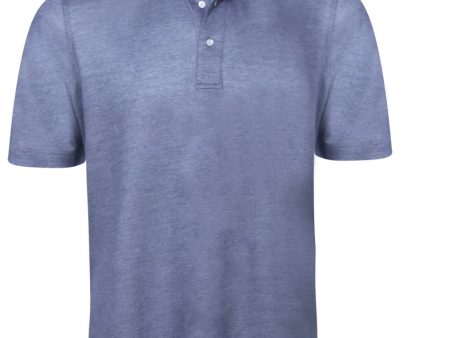 Solid Steel Pique Polo Online Sale