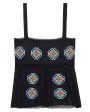 Black Folklore Embellished Roam Top Fashion