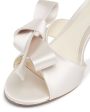 75mm Bow-Detailed Satin Pump in Ivory Online