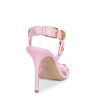 Eva Embossed Sandal in Rose For Cheap