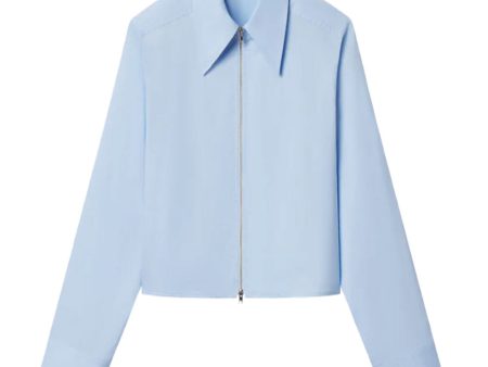 Blue Jill Cotton Zip Top on Sale