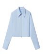 Blue Jill Cotton Zip Top on Sale