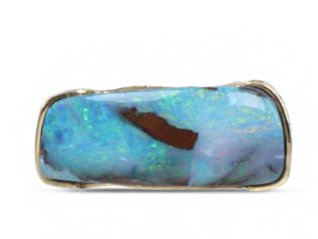 XL Boulder Opal Twist Ring Online