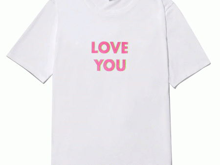 The White Modern Love Tee Online now