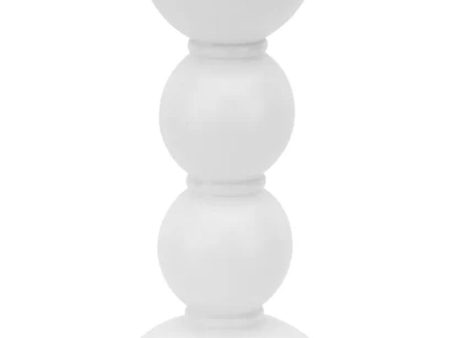 Medium White Bobbin Candle Stick Discount