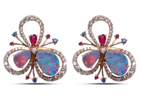 Amrapali Double Butterfly Earrings Cheap