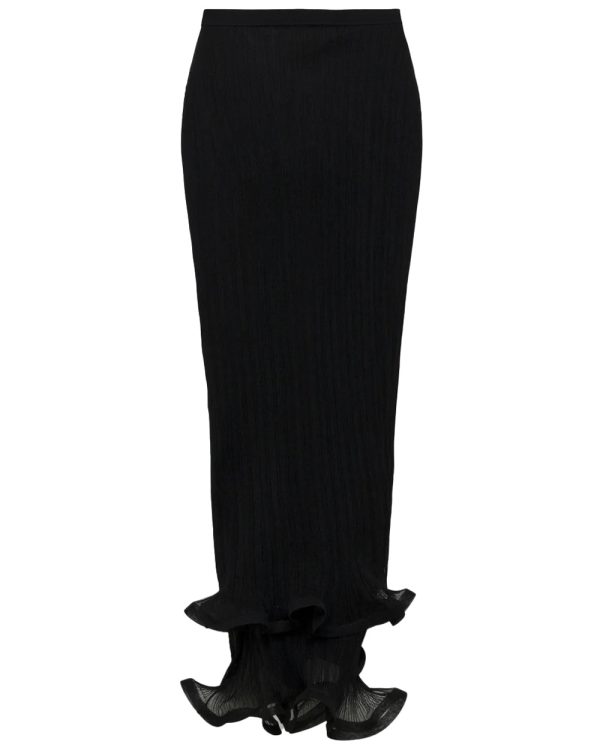 Black Kelso Midi Skirt Online Hot Sale