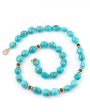 Turquoise and Sapphire Beaded Necklace Online