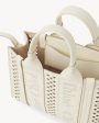 Small Woody Tote Bag in Ivory Discount