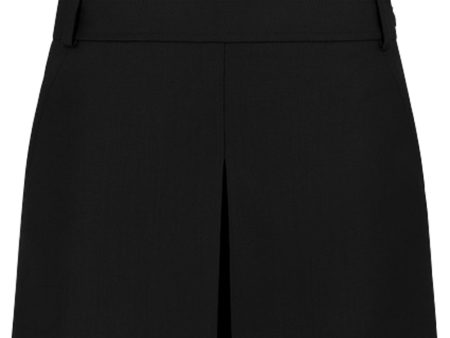 Black Silk and Mohair Skort Sale