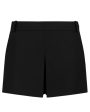 Black Silk and Mohair Skort Sale