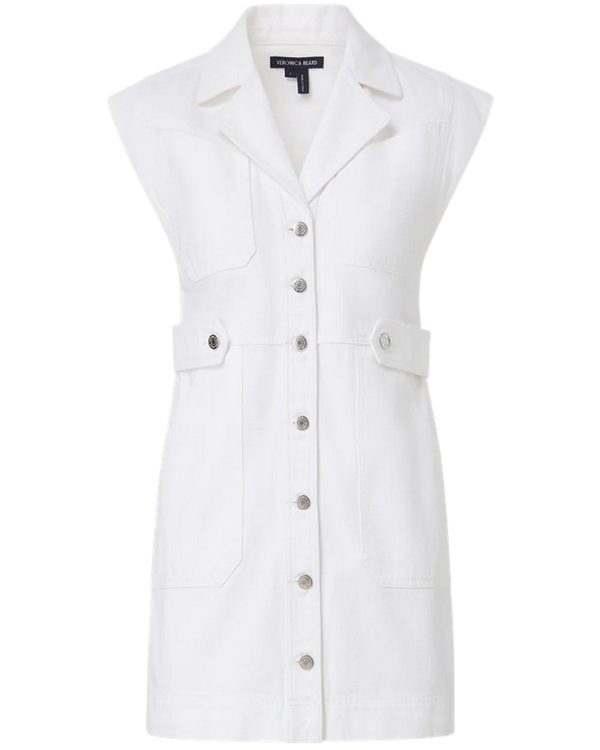 White Jax Shirt Dress Fashion