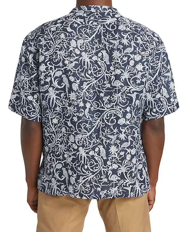 Tropical Navy Sportshirt For Discount