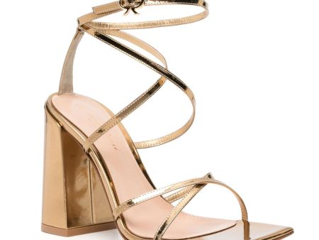 Ludovica Metallic Sandal in Mekong For Discount