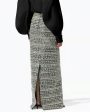 Black Embellished Maxi Skirt For Discount