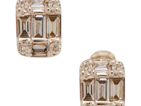 Baguette Diamond Studs Supply