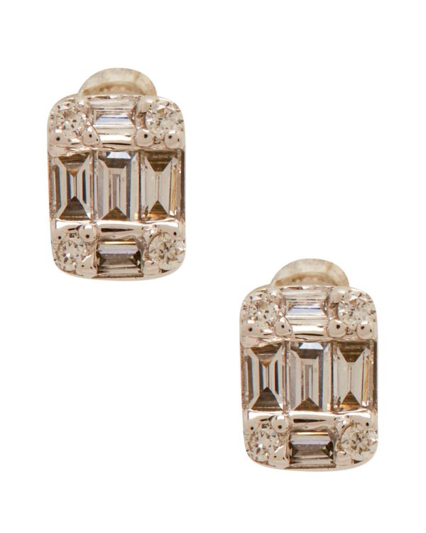 Baguette Diamond Studs Supply