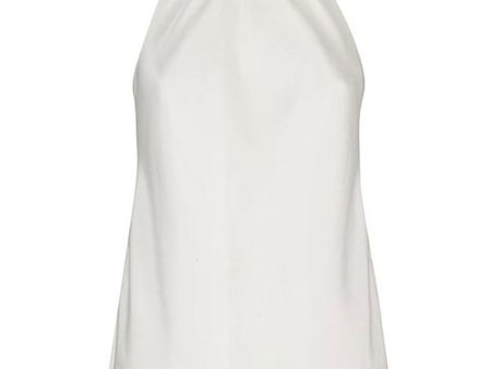 White Thea Halter Top For Sale