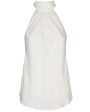 White Thea Halter Top For Sale