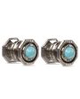 Antique Round Pearl and Turquoise Cufflinks Sale