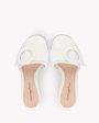 Venezia Mule in White Online Hot Sale