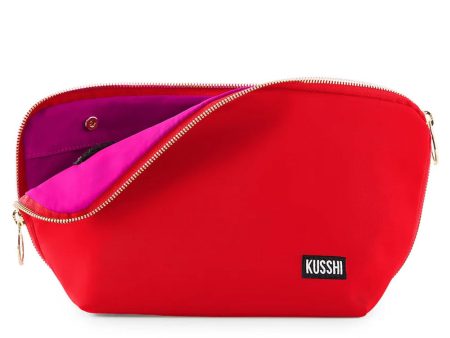 Medium Signature Makeup Bag in Red and Pink Fashion