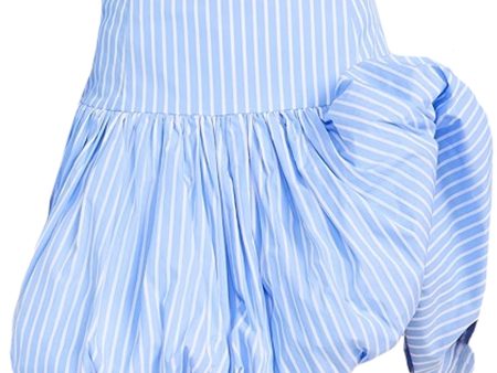 Blue Stripe Brianna Mini Skirt Online now