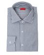 White and Blue Striped Dress Shirt Discount