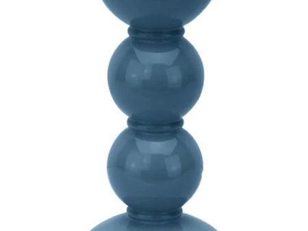 Medium Chambray Bobbin Candle Stick For Sale