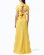 Sunshine Lily Valley Embellished Short Sleeve Gown Online Sale