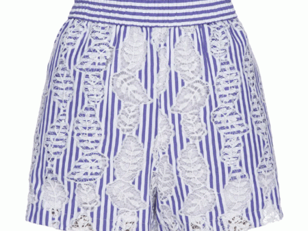 Blue White Unbeleafably Boxer Short Sale