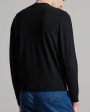 Black Wool Roundneck Sweater Sale