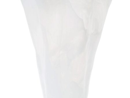 Large White Glass Vase Sale