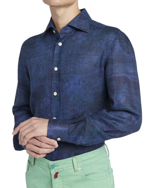 Watercolor Linen Sportshirt Supply